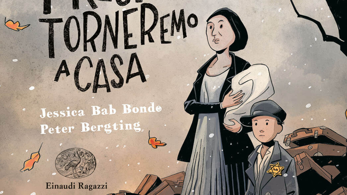 La copertina deòlòa graphic novel 'Presto torneremo a casa'