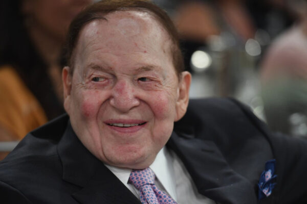 Il filantropo americano Sheldon Adelson