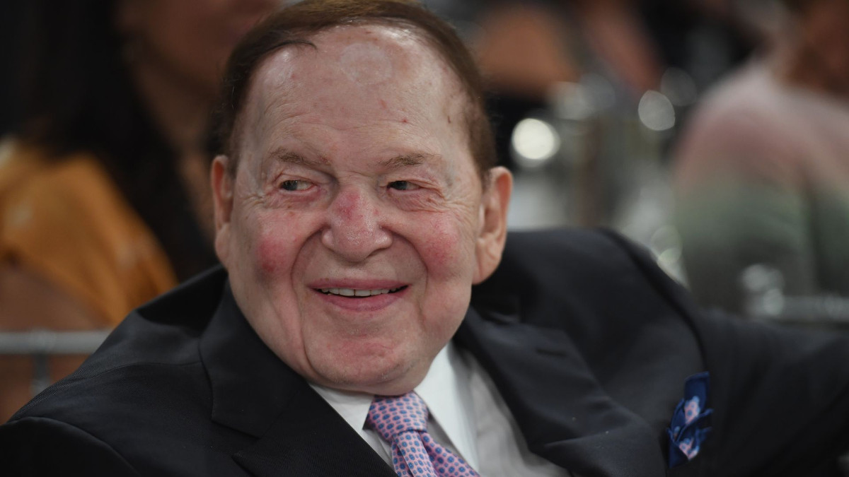 Il filantropo americano Sheldon Adelson