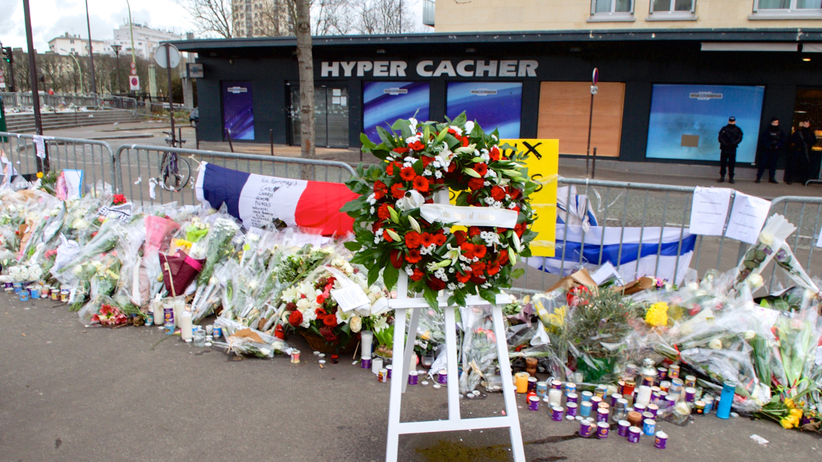 L'hyoper Cacher a Parigi, teatro di un attentato antisemita nel 2015