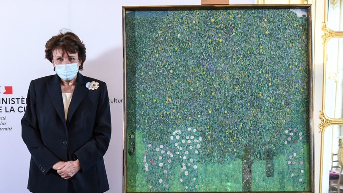 Il dipinto 'Il melo' di Gustav Klimt al Musée d'Orsay