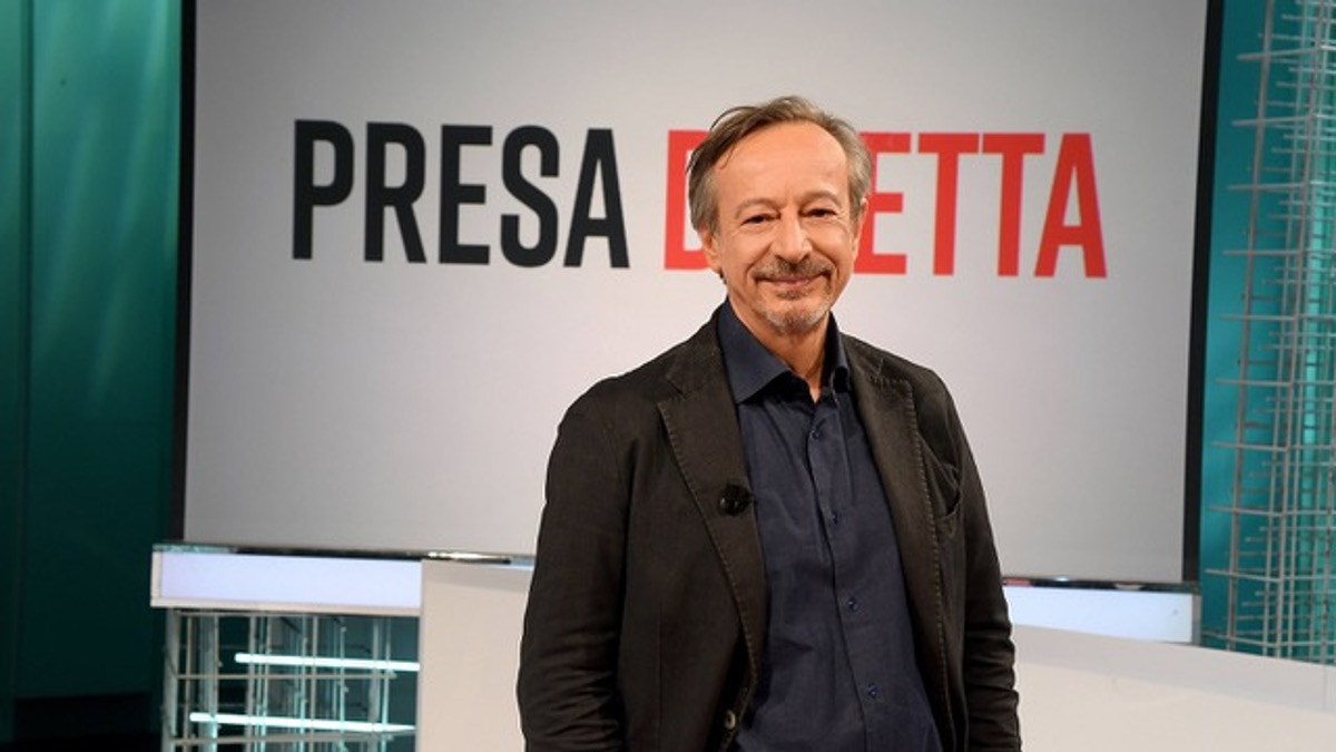 Il conduttore di Presa Diretta Riccardo Iacona