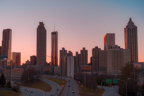 La città di Atlanta negli Usa