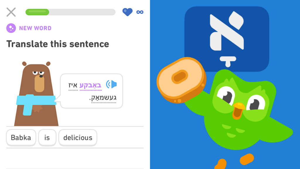 Lo Yiddish Sbarca Sulla Popolare App Di Apprendimento Duolingo Mosaico