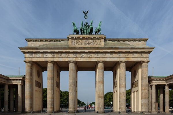 La porta di Brandeburgo a Berlino