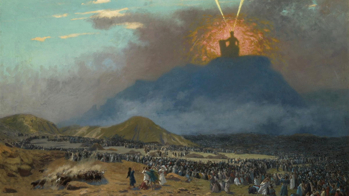 Mosè sul monte Sinai (dipinto di Gerome Jean-Léon)