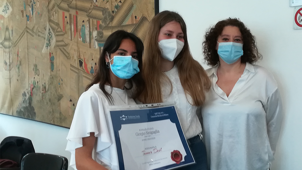 Tamara Deil con Marta e Sara Sinigaglia