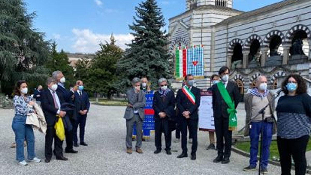 La cerimonia al Monumentale per la Liberazione di Mauthausen