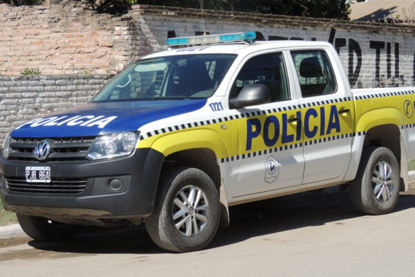 Macchina della polizia Argentina