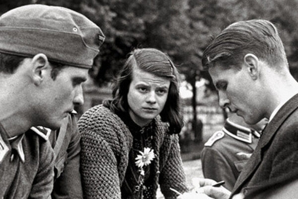 Sophie Scholl, fondtarice del mlovimento tedesco antifascista Rosa Bianca