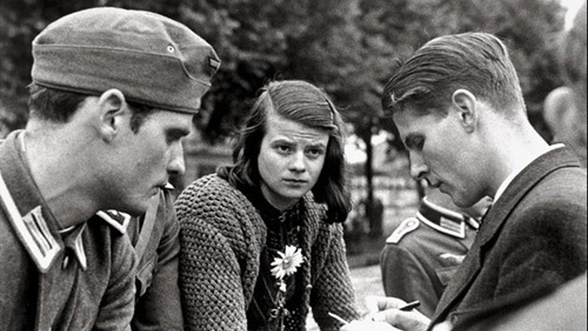 Sophie Scholl, fondtarice del mlovimento tedesco antifascista Rosa Bianca