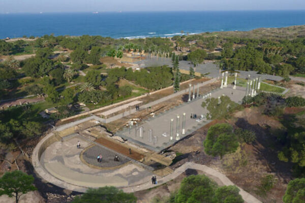 La basilica romana ritrovat al Parco Archeologico di Ashkelon