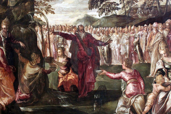 Mosè colpisce la roccia (Tintoretto, Mosé colpisce la roccia)