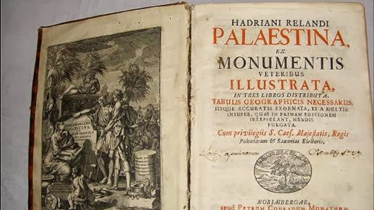 Il libro del XVIII secolo sulla Palestina