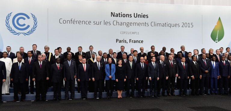 I partecipanti politici agli Accordi di Parigi sul clima nel 2015