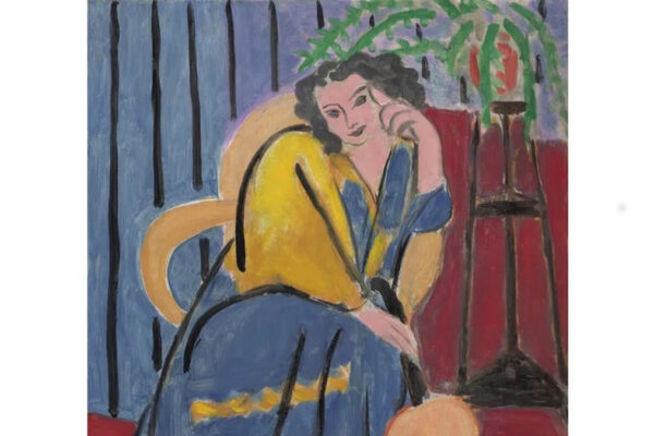 Matisse, Ragazza in giallo e blu con chitarra