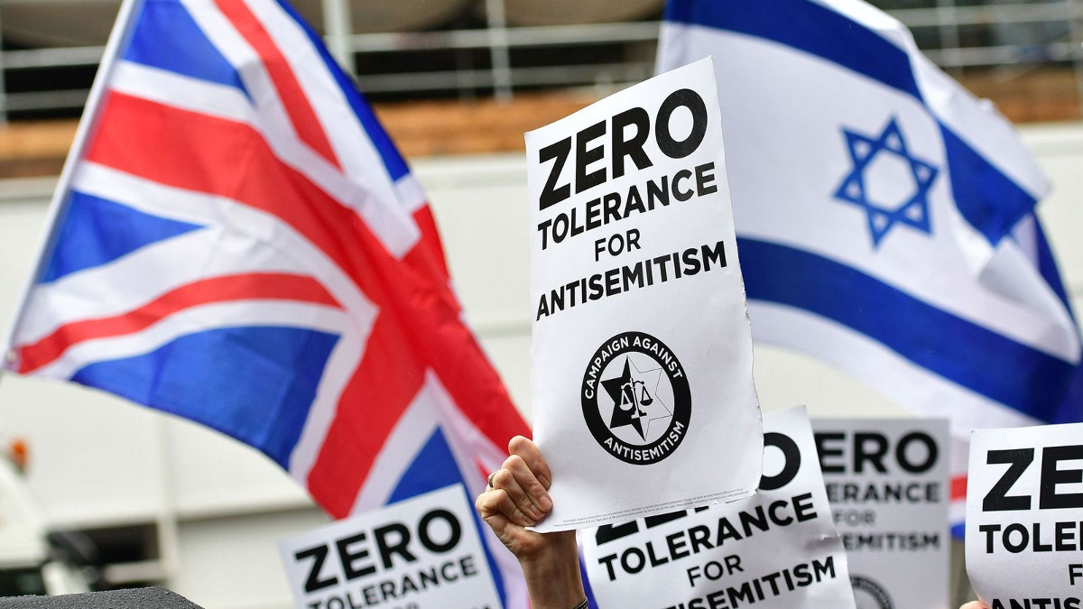 Manifestazione contro l'antisemitismo nel Labour Party in Regno Unito