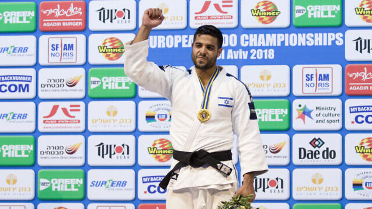 Il campione mondiale di judo Sagi Muki nel 2018