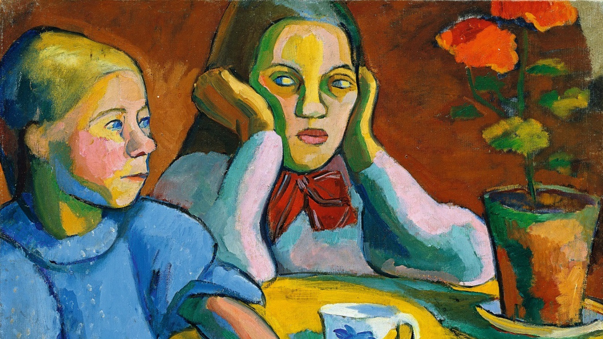 Sonia Delaunay, Deux fillettes finlandaises