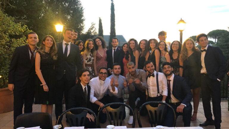 Il gruppo degli ebrei italiani alla Summer U dell'EUJS