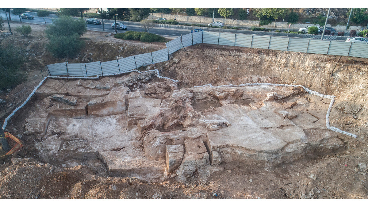 La cava di Har Hotzvim (foto dell'Autorità per le antichità israeliana)