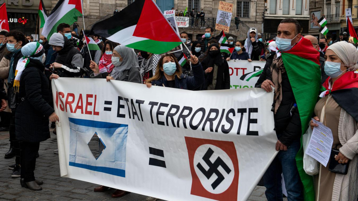 Cartello contro Israele a Lille