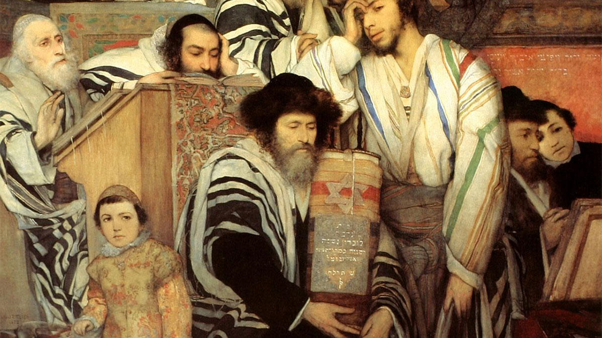 Celebrazioni di Yom Kippur (dipinto di Maurycy Gotliebb)