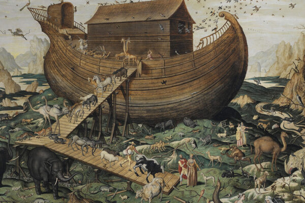 L'arca di Noach con gli animali