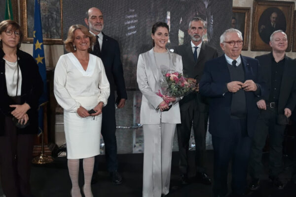 Da sinistra Milena Santerini, Noemi Di Segni, Eleonora Giovanardi, il ministro Patrizio Bianchi
