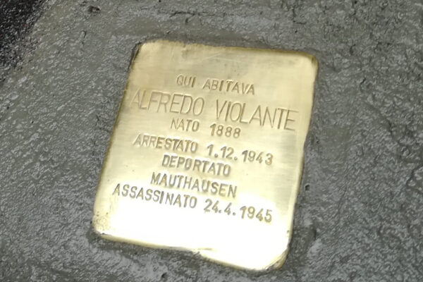 Pietra di inciampo per Alfredo Violante