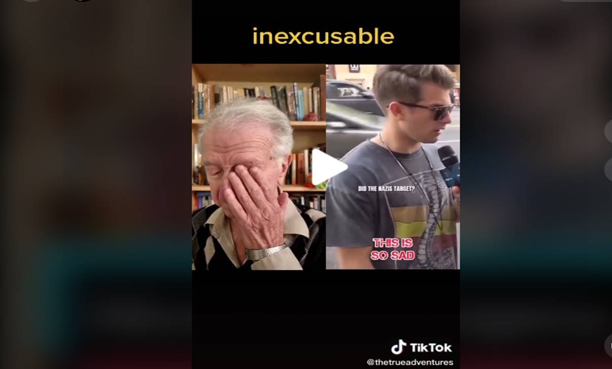 Il sopravvissuto Gidon Lev in un video su Tik Tok piange davanti alle dichiaraizoni di alcuni Millennial sulla Shoah