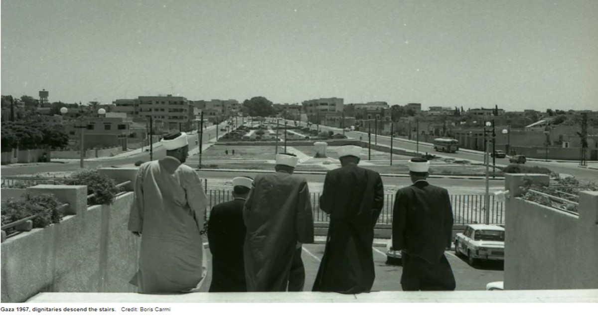 Dignitari a gaza, 1967. Credit Boris Carmi