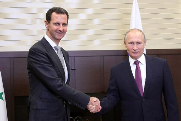 Bashar al-Assad e Valòdimir Putin (Fonte: http://www.kremlin.ru/events/president/news/56135/photos)