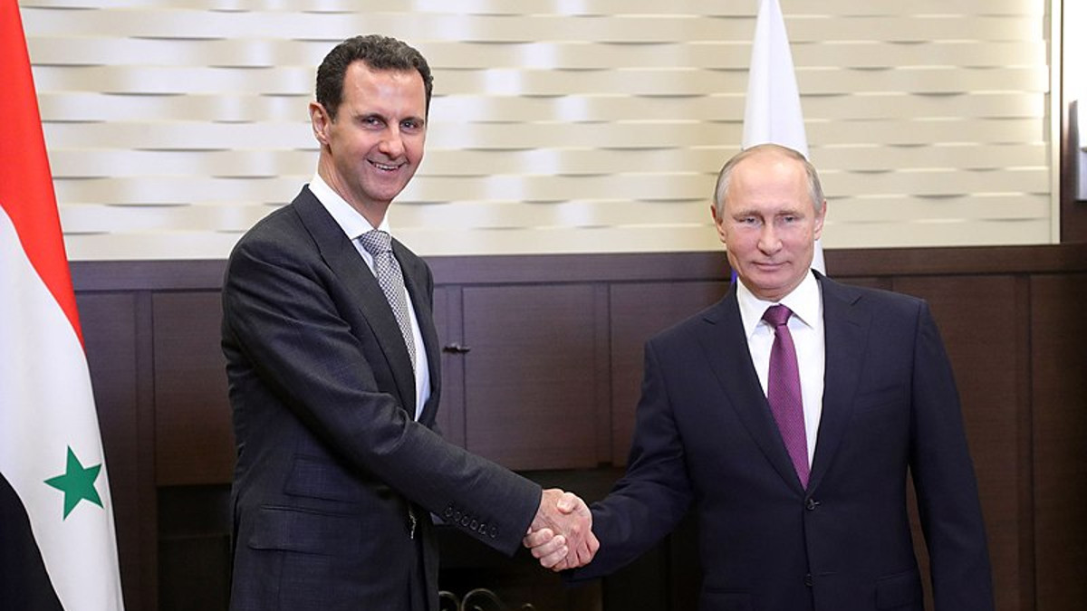 Bashar al-Assad e Valòdimir Putin (Fonte: http://www.kremlin.ru/events/president/news/56135/photos)