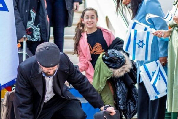 Ebrei ucraini arrivano in Israele