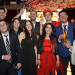 Giovani ebrei alla festa di Purim dell'Ugei