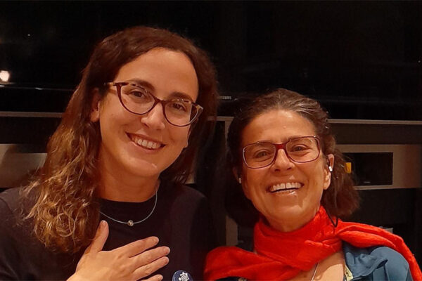 Benedetta Jamsine Guetta con Diana Segre