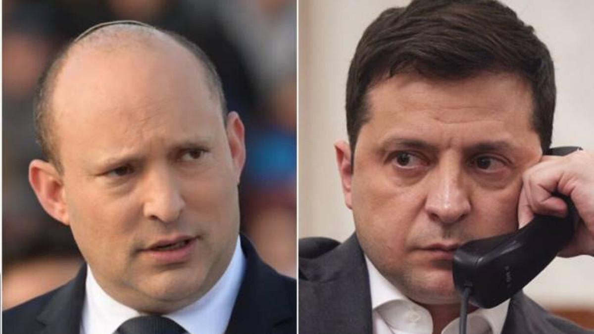 Da sinistra Naftali Bennett e Volodymyr Zelensky