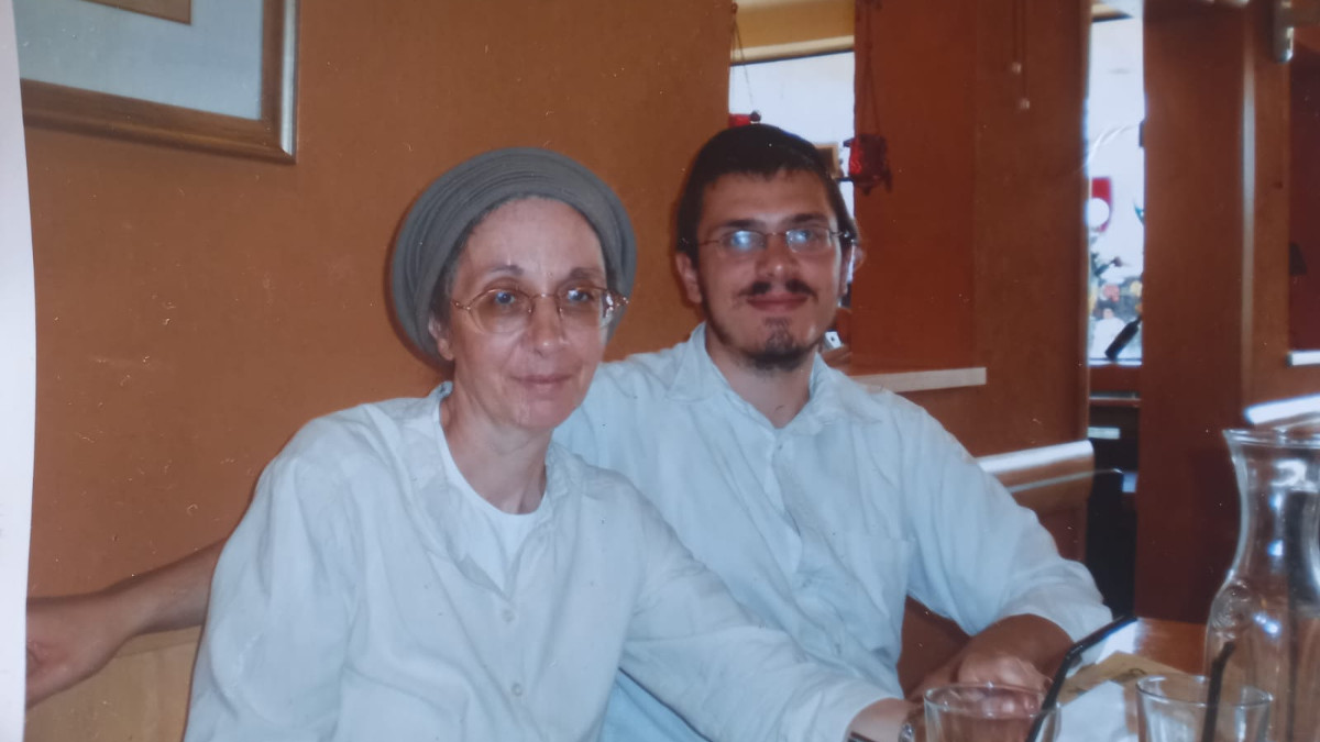 Sarah Halimi con il figlio Yonathan
