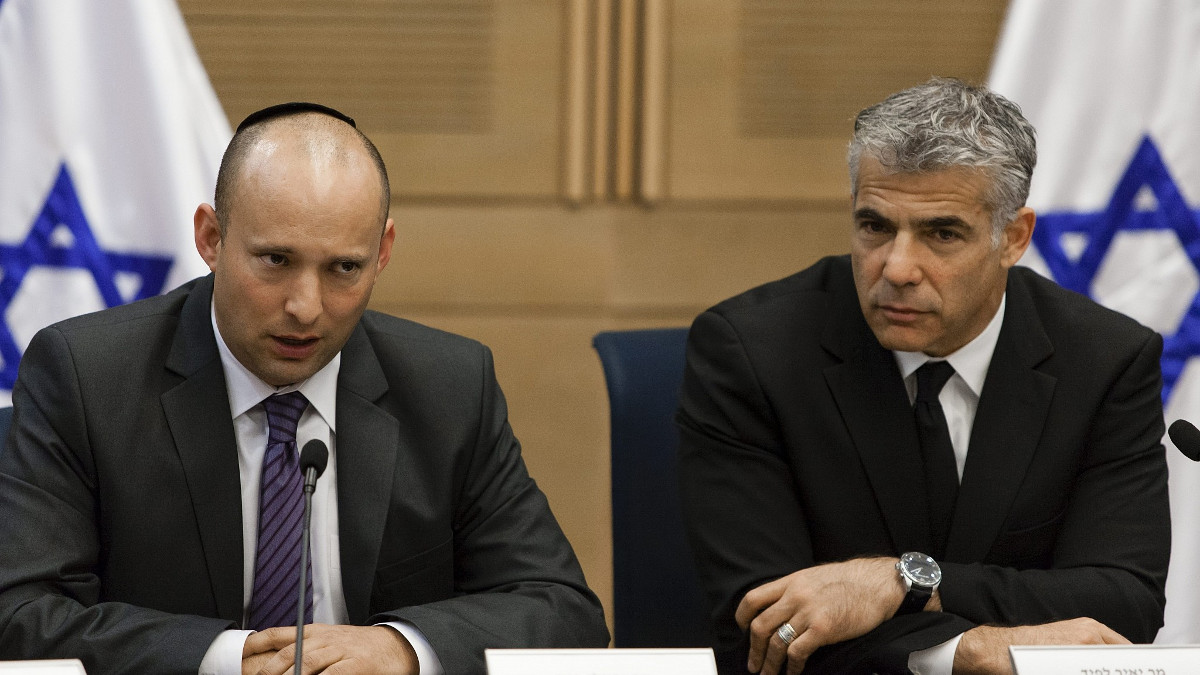 Da sinistra Naftali Bennett e Yair Lapid