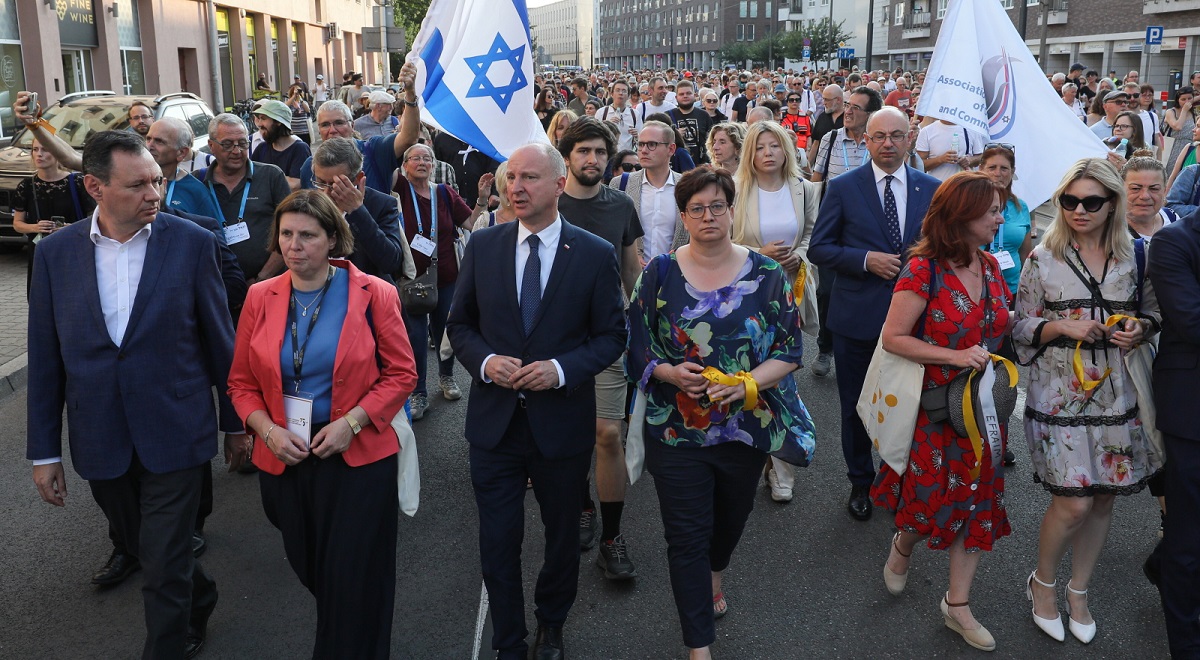 commemorazone della liquidazione del ghetto di Varsavia