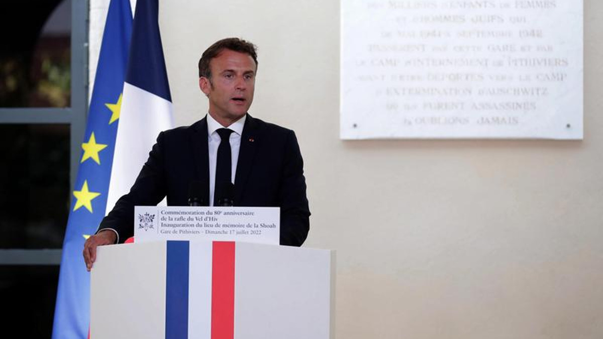 Emmanuel Macron a Pithiviers per l'80° della rafle du vel d'hiv