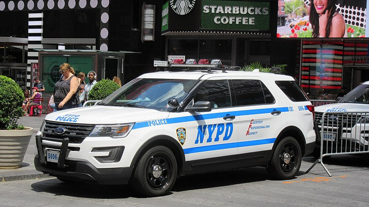 Macchina della polizia di New York