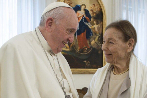 Edith Bruck e Papa Francesco