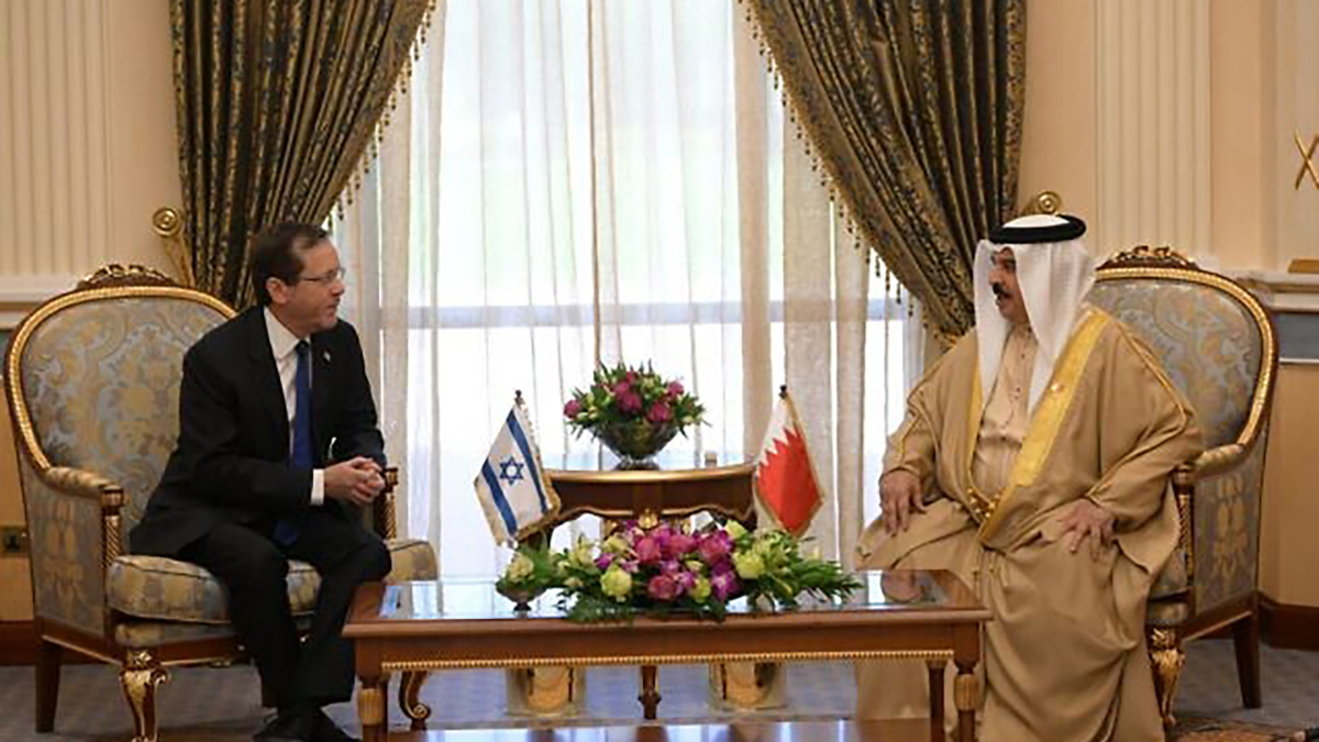 Isaac Herzog in Bahrein