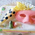 Purim biscotti frolla decorata