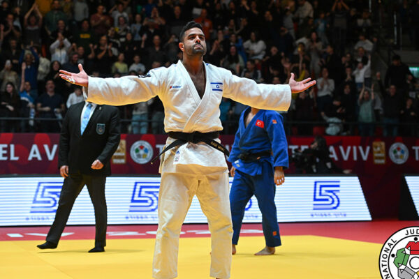 Il campione israeliano di judo Sagi Muki (foto Israeli Judo Federation)