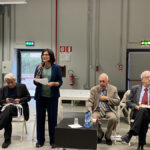 Da sinistra- Marilena Adamo, Alberto Martinelli, Sara Zanisi, Carlo Mortara, Giuseppe Bognetti, Giorgio Bigatti