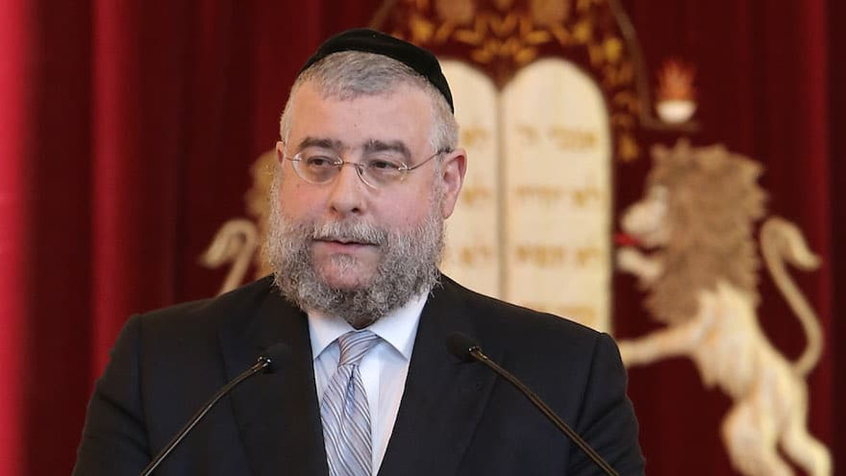 L'ex rabbino capo di Mosca Pinchas Goldschimdt