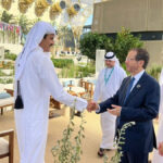 President Herzog with His Highness Sheikh Tamim bin Hamad Al Thani (Qatar)